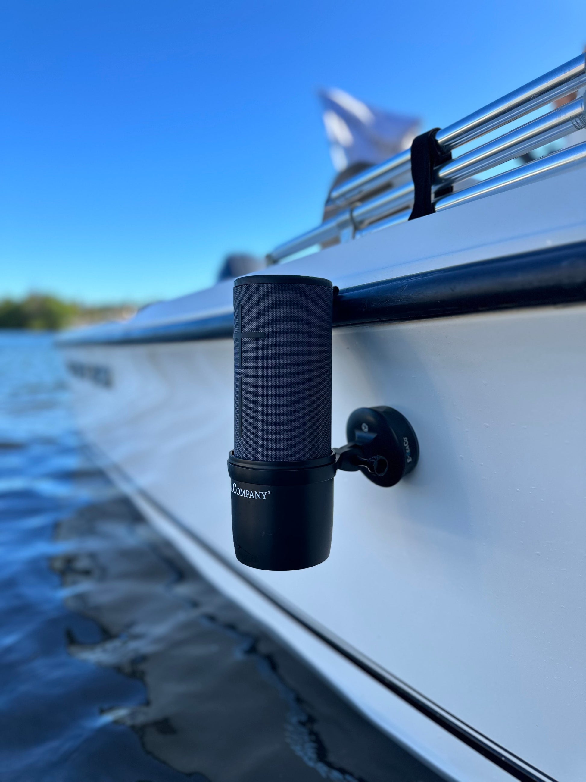 E-Sea Cup Adjustable-Suction Mounted Adjustable Angle Cup Holder-Black - Keep Casting Fishing & Outdoors