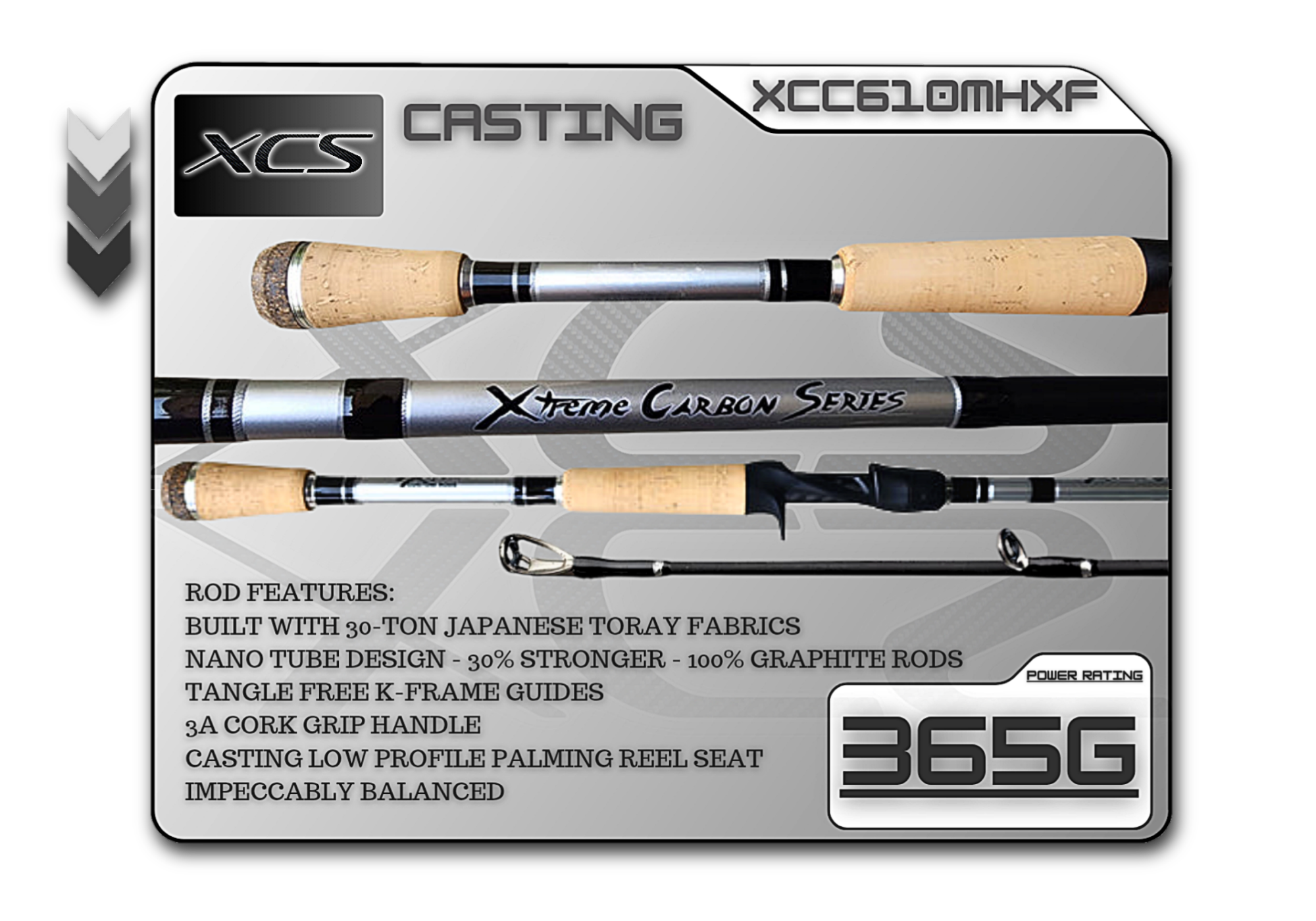 XCC610MHXF (365G) 6'10" Medium Heavy X-Fast - Keep Casting Fishing & Outdoors