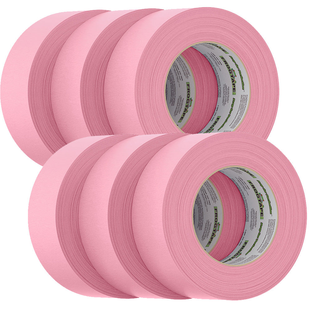 FrogTape CP 325 Medium-High Adhesion Masking Tape - 48MM x 55M x 6-Pack - Pink - Rated f/325&deg;F