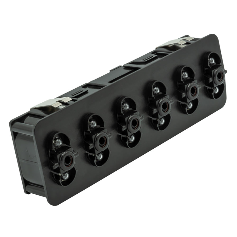 Maretron VMM6 Contura&reg; Series Digital Switch Module, 6 Rocker - No Actuators w/Right Switch 3-Position &amp; Blue LEDs