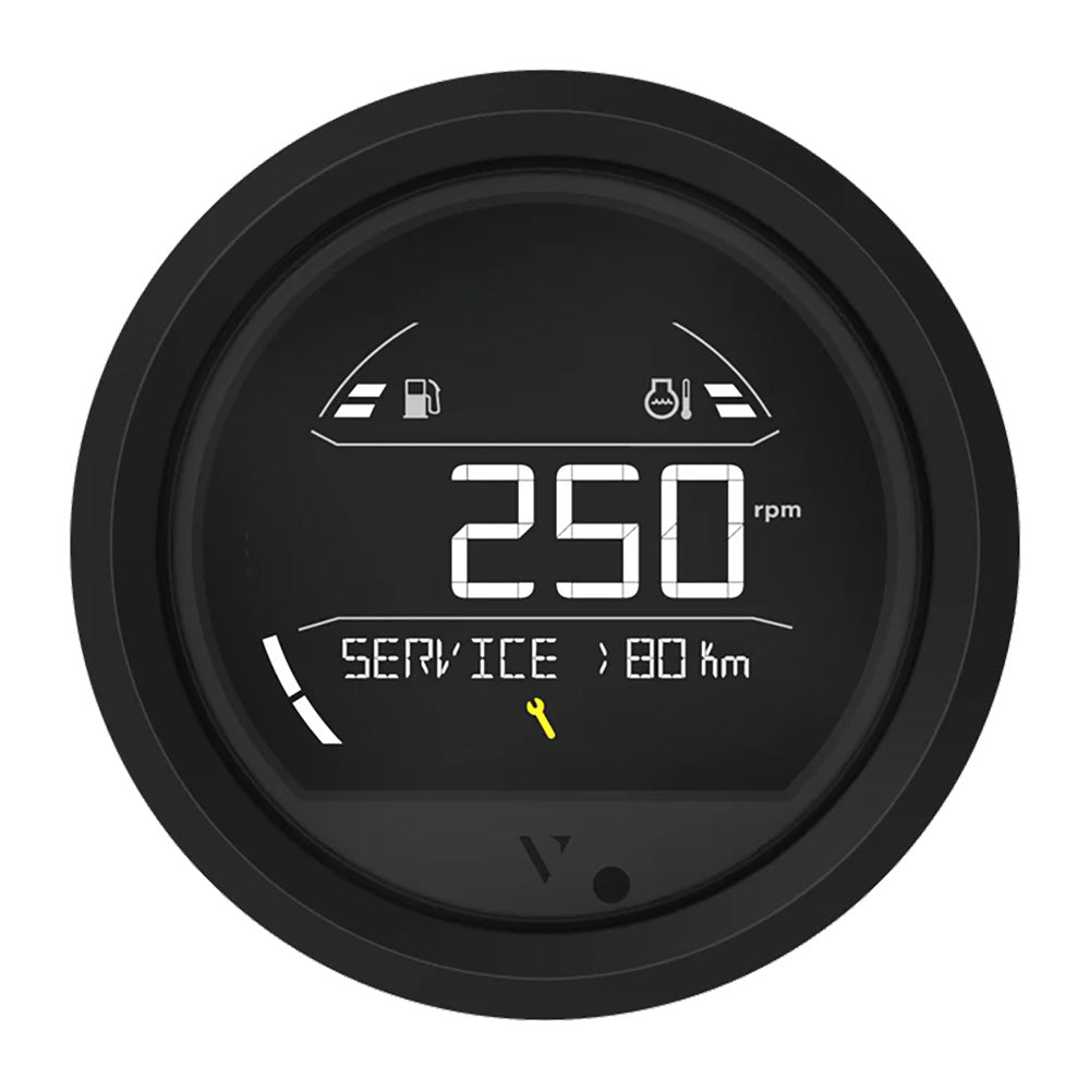 Veratron VL Digital 85 w/Triangular Black Bezel