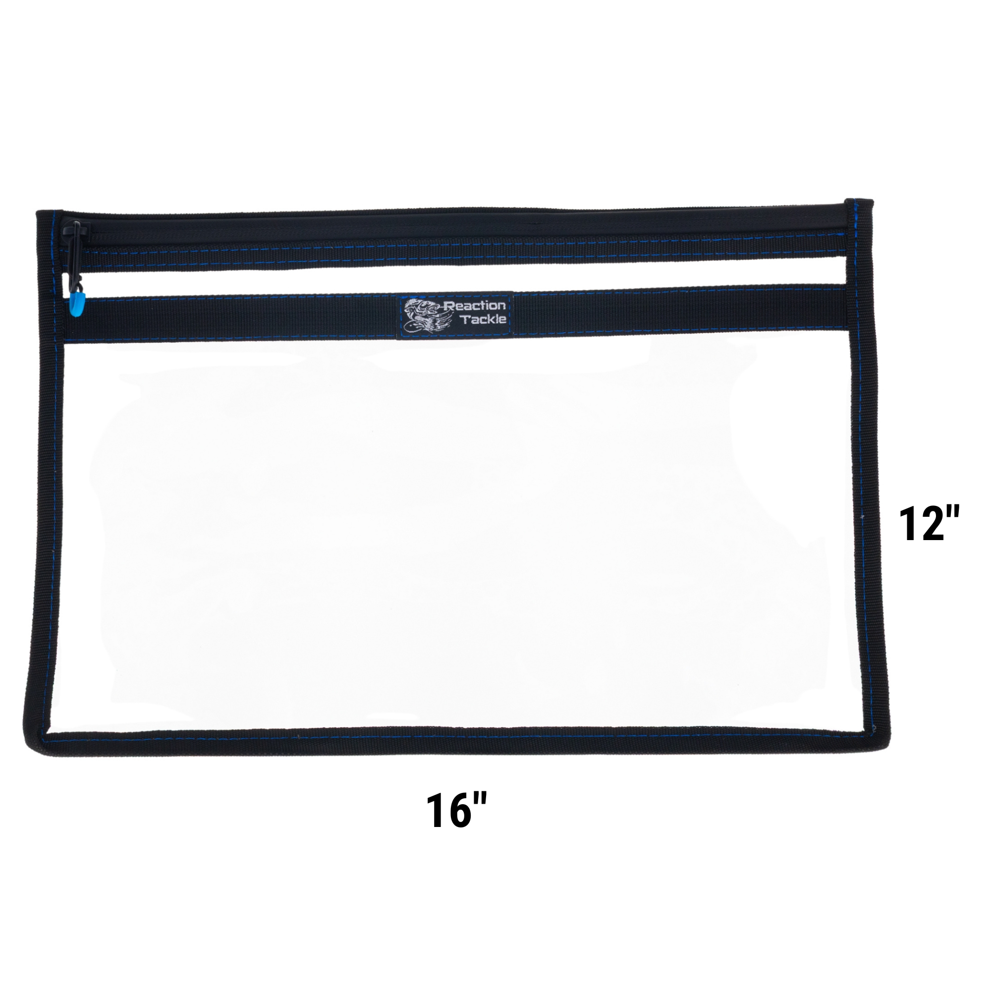 Reaction Tackle Clear Storage Bag Tackle Pak - Water-Resistant Plastic Storage - New - Keep Casting Fishing & Outdoors