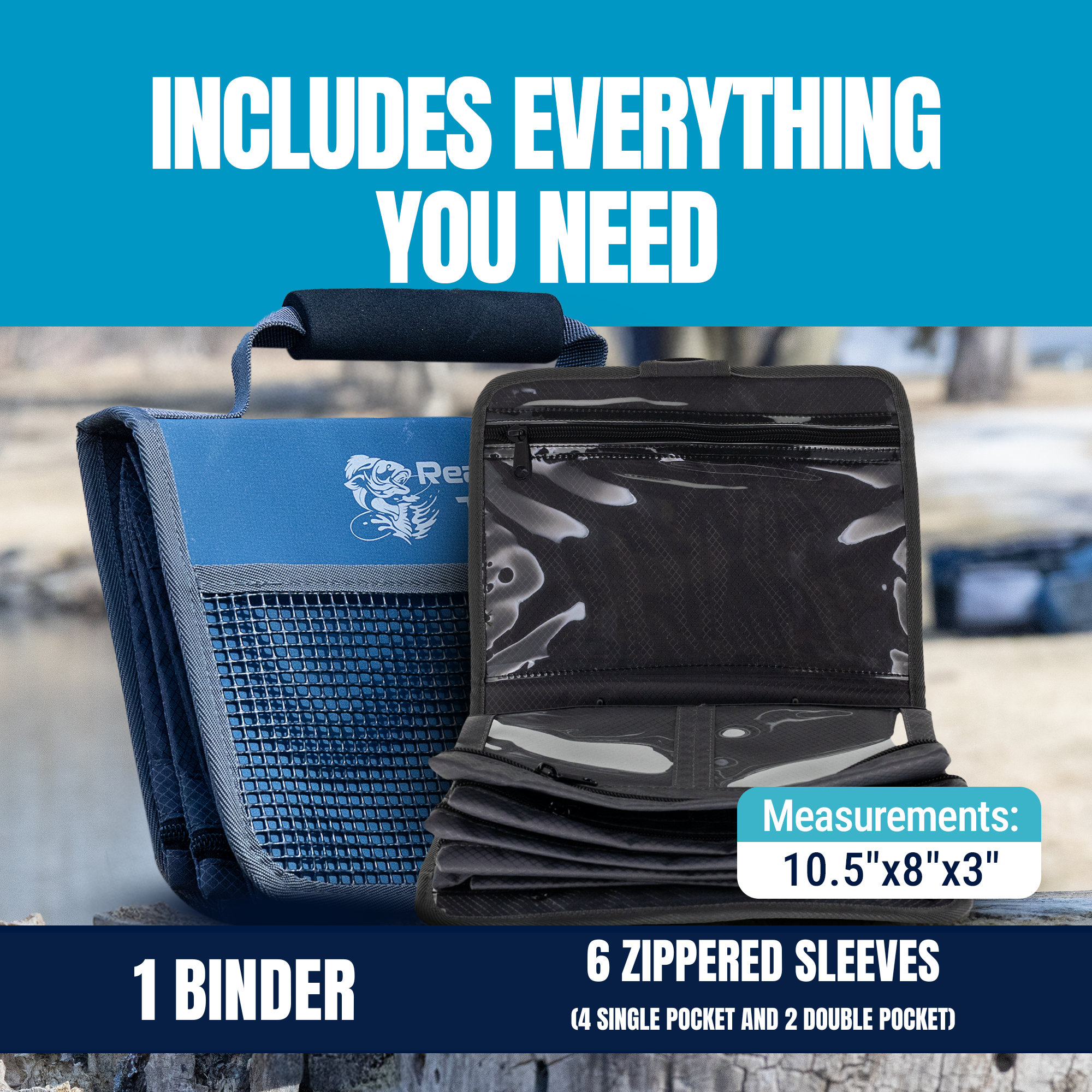 Reaction Tackle Speed Binder and Tackle Storage - New - Keep Casting Fishing & Outdoors