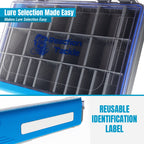 Reaction Tackle Ultra Elite Tackle Tray- Water Resistant with Single Clip Design - New - Keep Casting Fishing & Outdoors