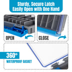 Reaction Tackle Ultra Elite Tackle Tray- Water Resistant with Single Clip Design - New - Keep Casting Fishing & Outdoors