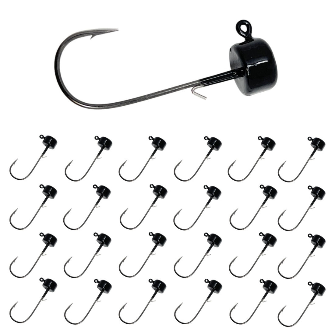 Reaction Tackle Lead Ned Rig - Shroom Jigs (25-Pack) - Keep Casting Fishing & Outdoors