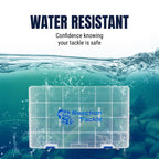 Reaction Tackle Basic Tackle Tray- Affordable, Lightweight Design with 2 Secure Clips - Keep Casting Fishing & Outdoors