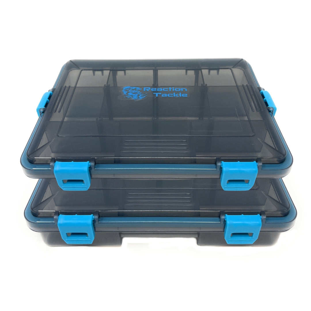 Reaction Tackle Standard Tackle Tray- Sturdy and Waterproof with 4 Reliable Clips - Keep Casting Fishing & Outdoors