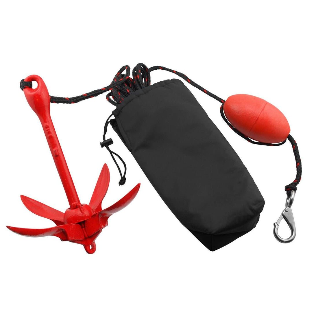 3.5lb Grapnel Anchor and 25ft Rope - Keep Casting Fishing & Outdoors