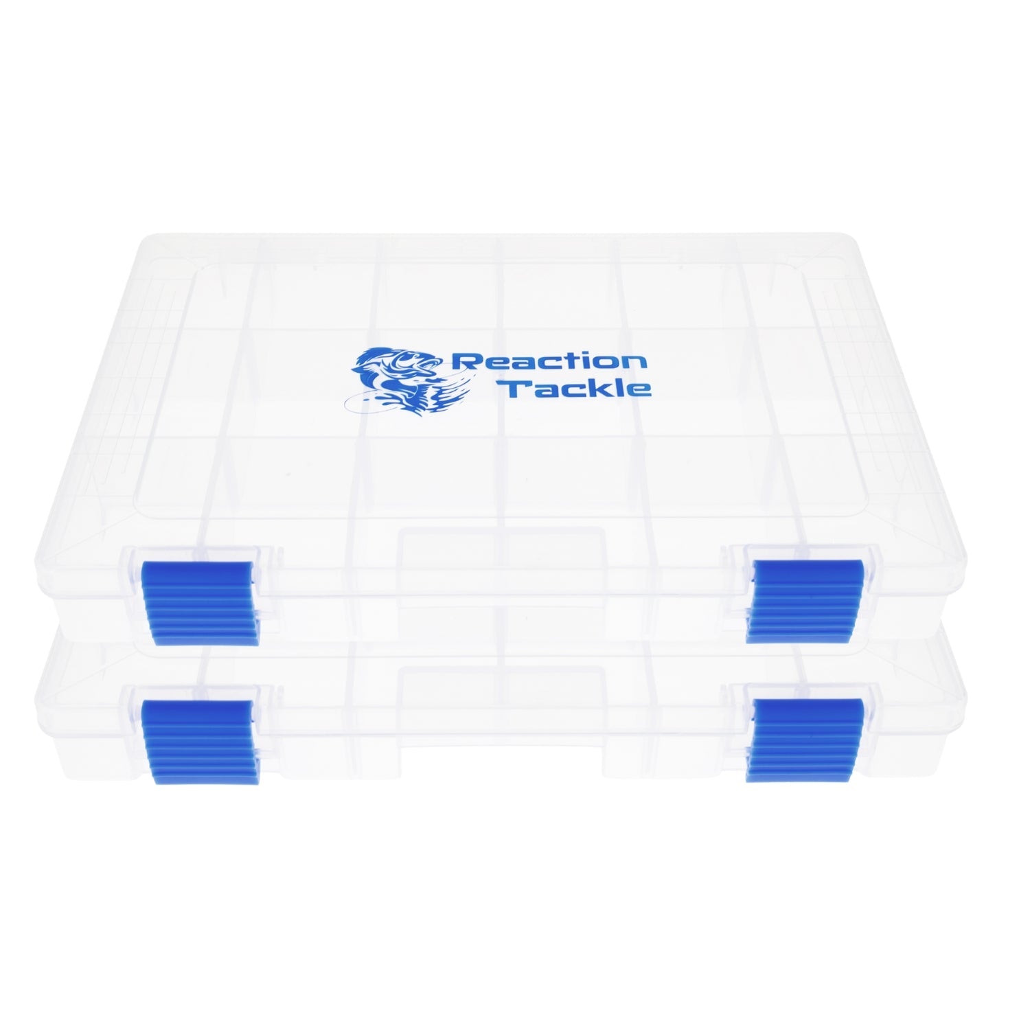 Reaction Tackle Basic Tackle Tray- Affordable, Lightweight Design with 2 Secure Clips - Keep Casting Fishing & Outdoors