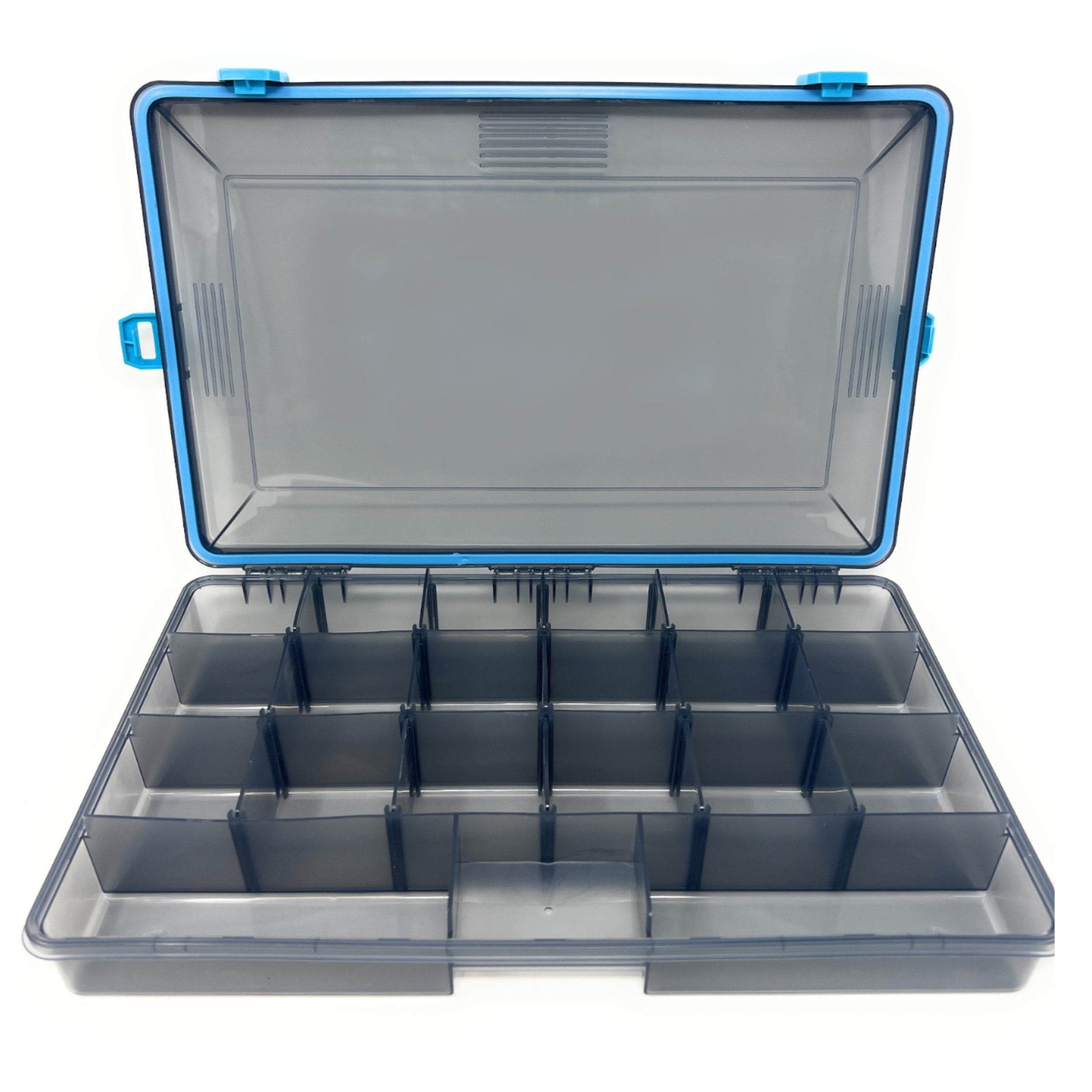 Reaction Tackle Standard Tackle Tray- Sturdy and Waterproof with 4 Reliable Clips - Keep Casting Fishing & Outdoors