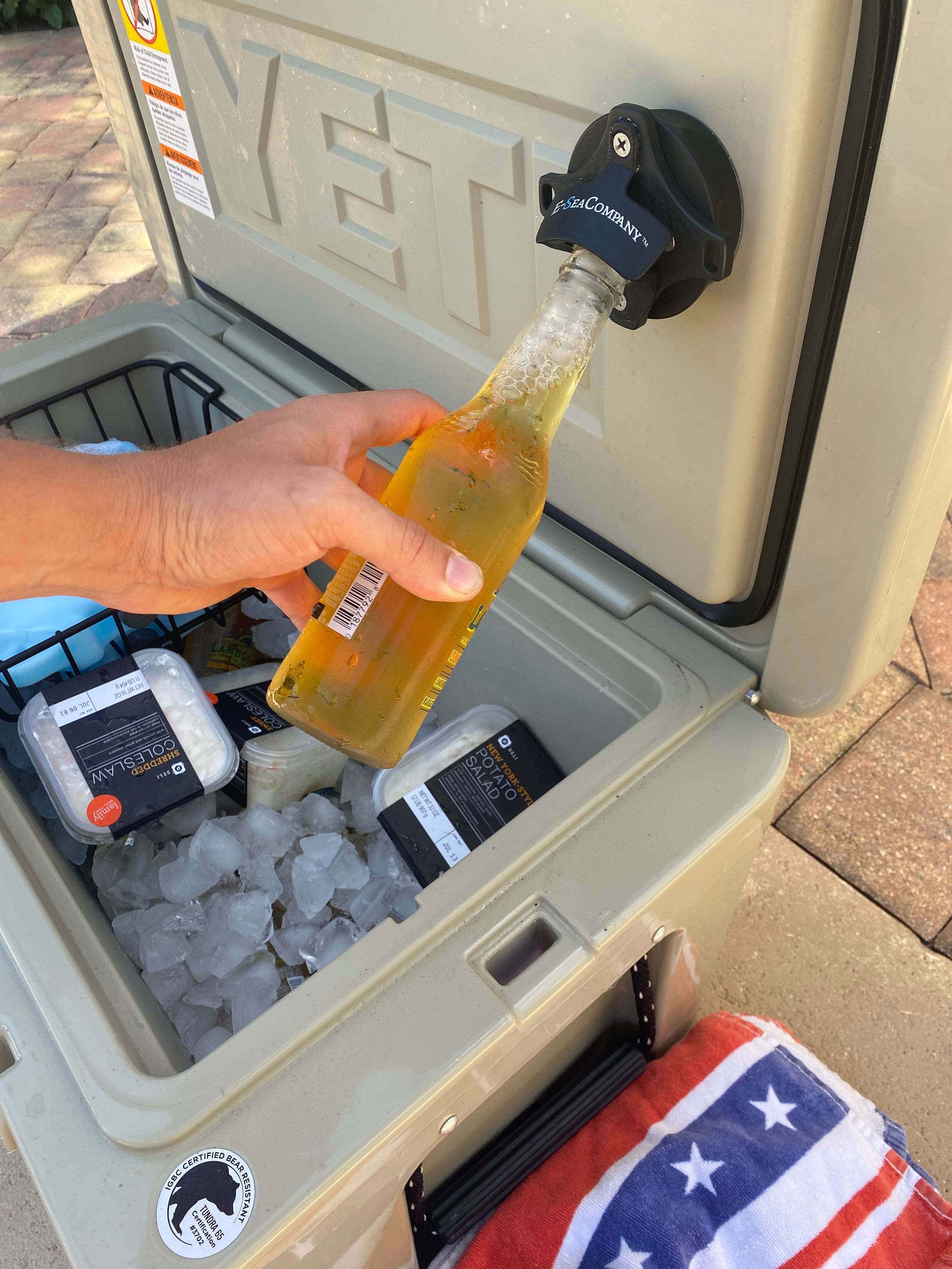 E-Sea Opener-Suction Mounted Bottle Opener - Keep Casting Fishing & Outdoors