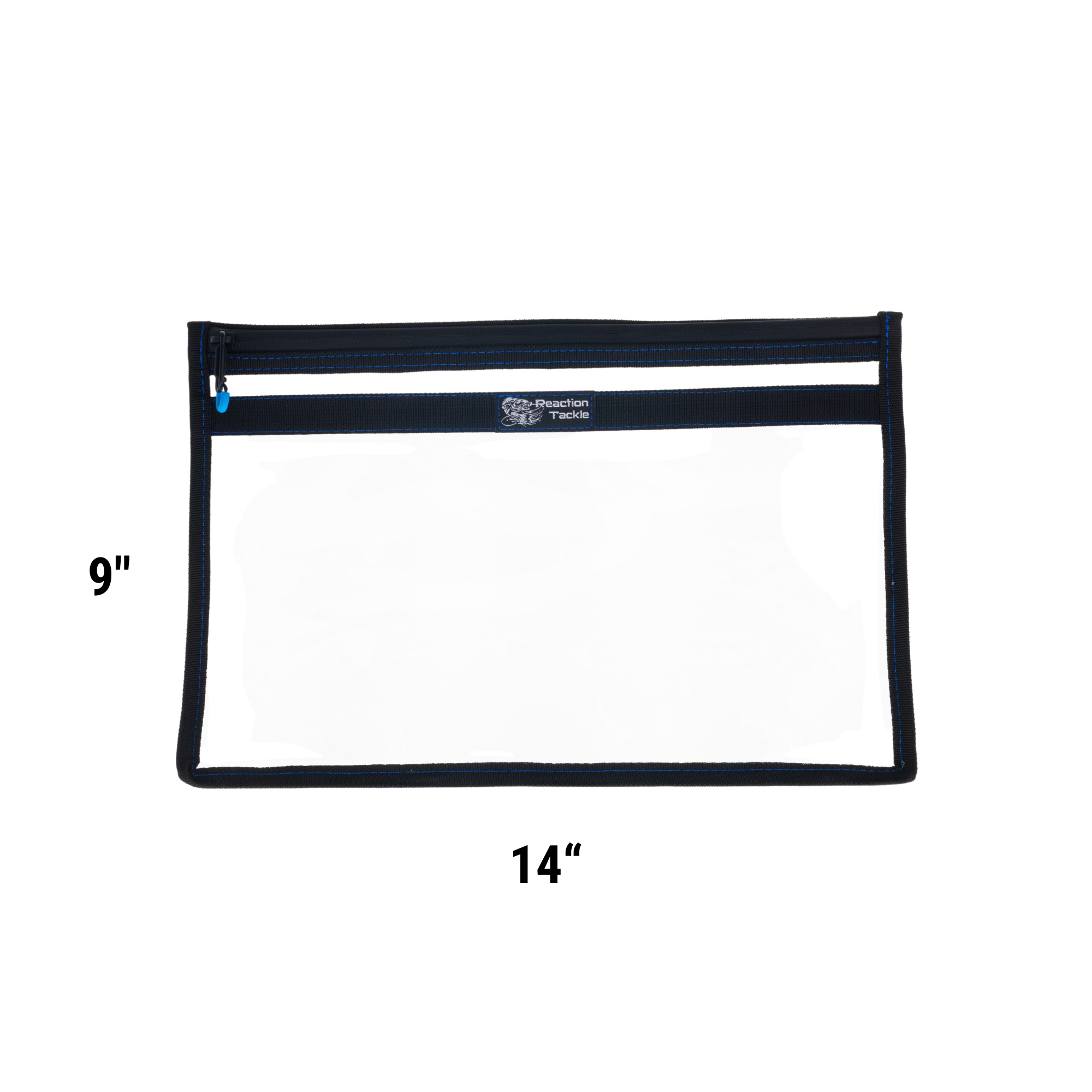 Reaction Tackle Clear Storage Bag Tackle Pak - Water-Resistant Plastic Storage - New - Keep Casting Fishing & Outdoors
