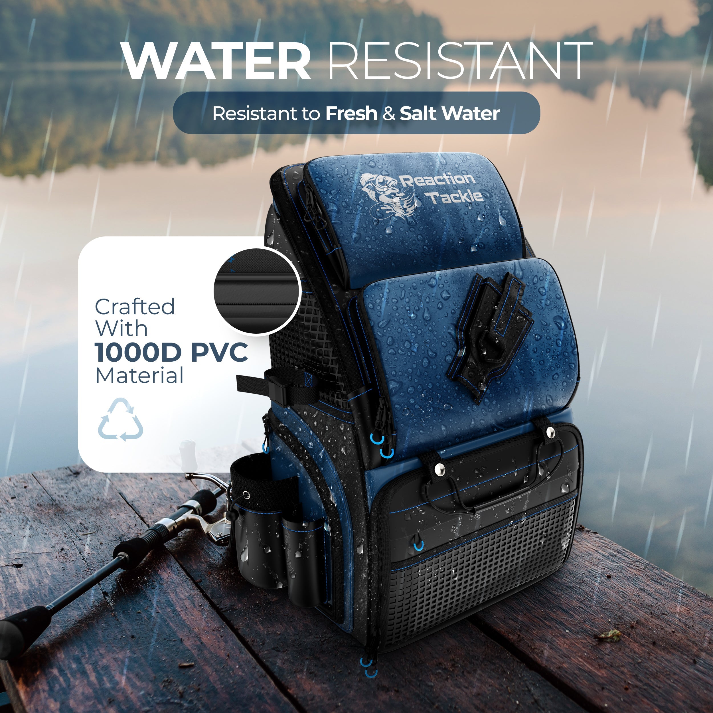 Reaction Tackle Fishing Backpack - Keep Casting Fishing & Outdoors