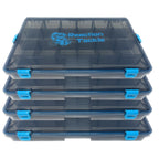 Reaction Tackle Standard Tackle Tray- Sturdy and Waterproof with 4 Reliable Clips - Keep Casting Fishing & Outdoors