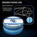 Reaction Tackle Braided Fishing Line - Dark Blue