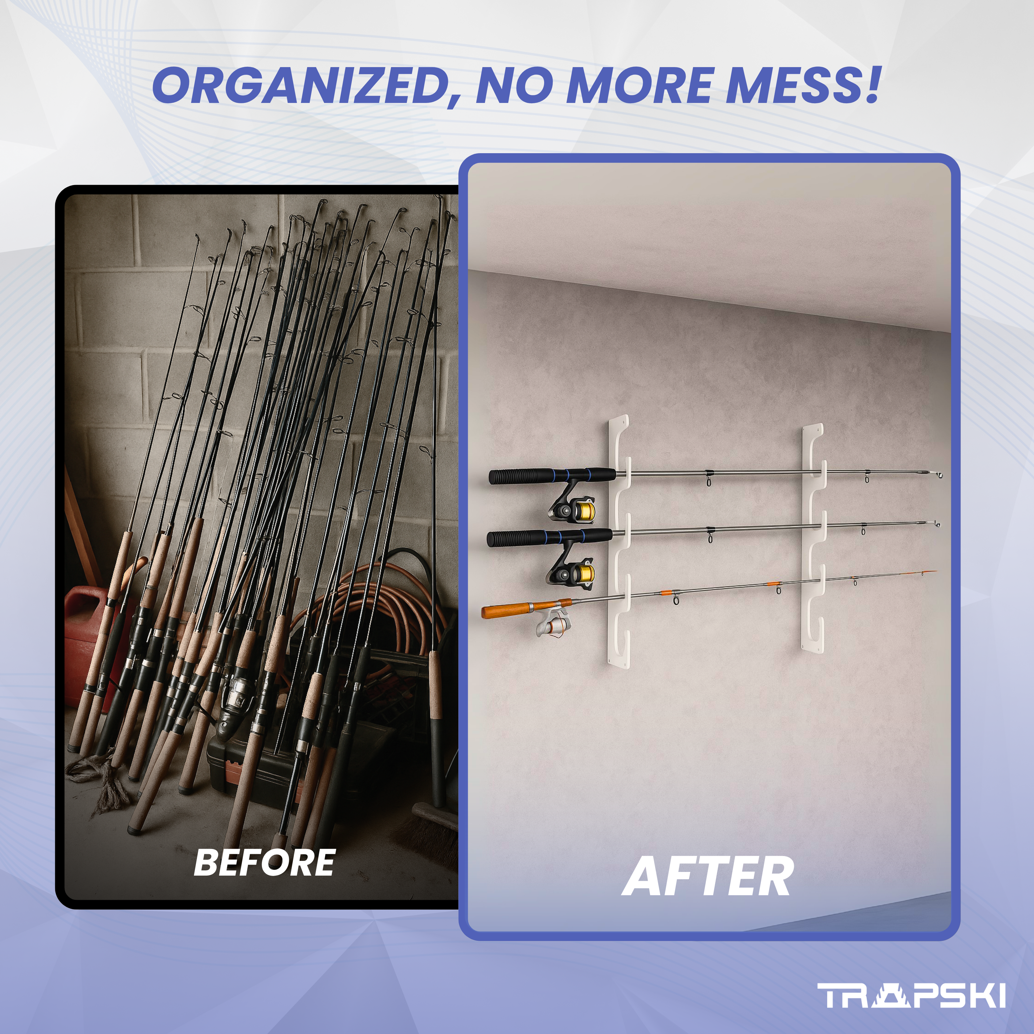 Made in the USA Fishing Rod Racks