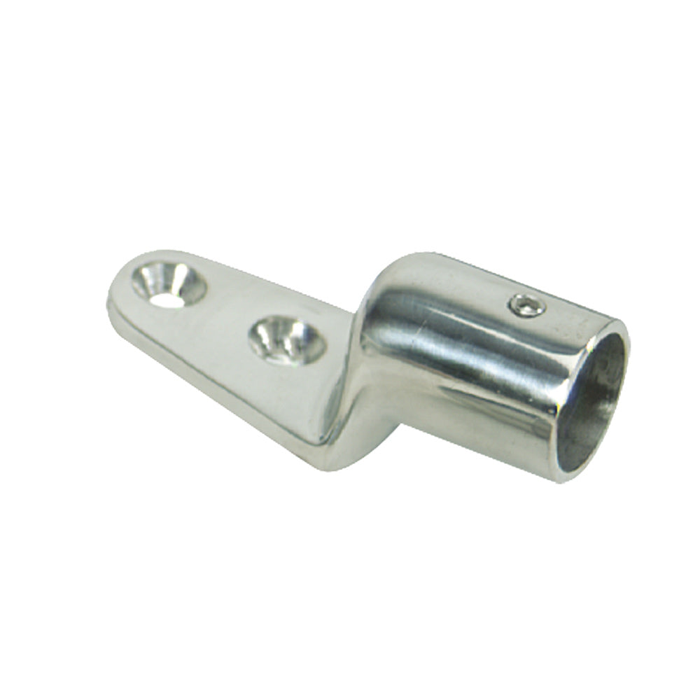 Whitecap 5-1/2&#176; Blind Base - 316 Stainless Steel - 7/8" Tube O.D.