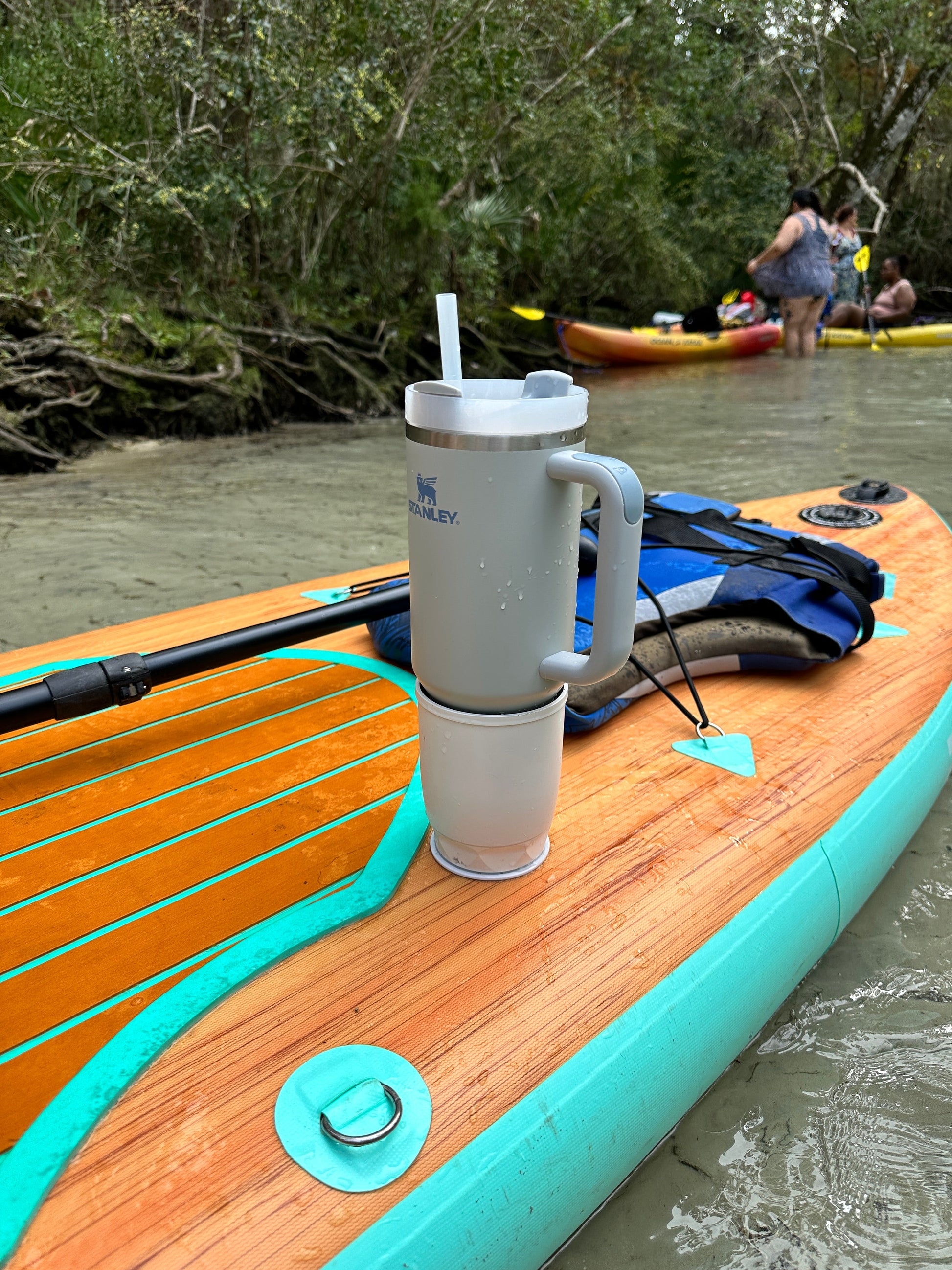 E-Sea Cup Original-Suction Mounted Cup Holder-White - Keep Casting Fishing & Outdoors