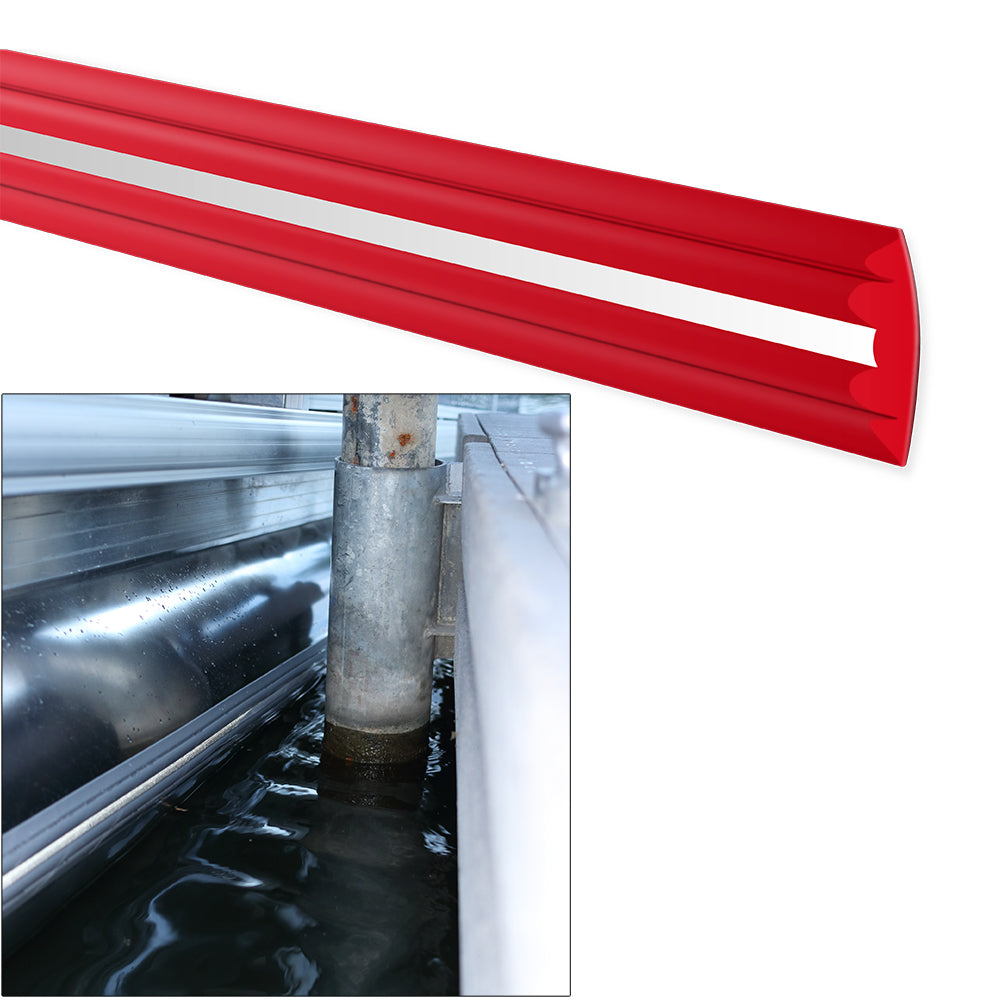 Megaware PontoonGuard&reg; - 40&#39; Kit - (2) 20&#39; Guards f/Pontoon Up To 25&#39; - Red