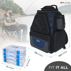 Reaction Tackle Fishing Tackle Backpack- Trays included - Keep Casting Fishing & Outdoors