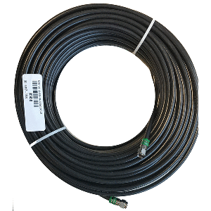 KVH 100&#39; RG-6 Coax Cable TV1, TV3, TV5, TV6 &amp; UHD7 f/Connector Ends