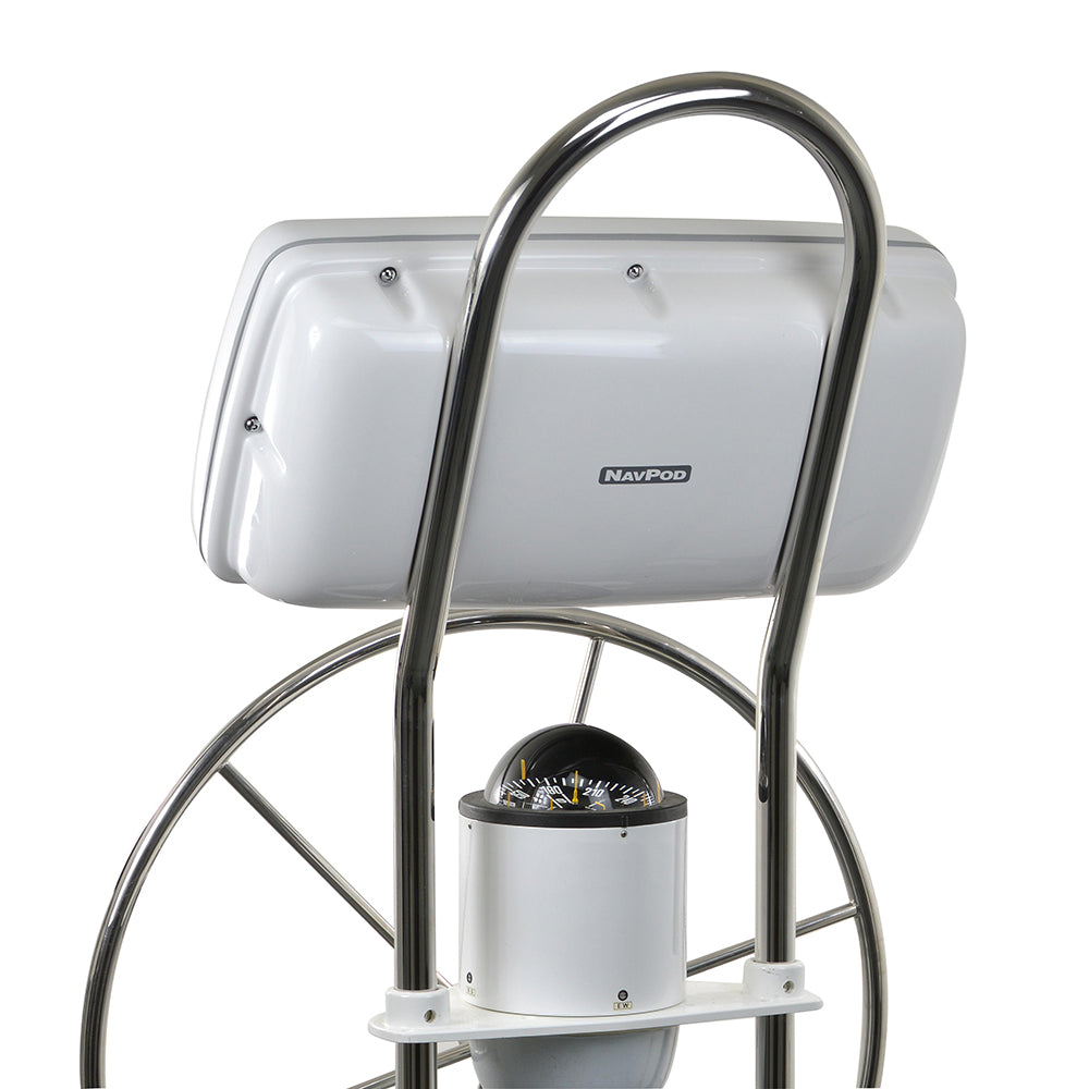 NavPod SystemPod Precut f/Simrad NSS12 evo3/B&amp;G Zeus3 12 &amp; 2 Instruments (3.6&Prime; holes) f/12&Prime; Wide Guard