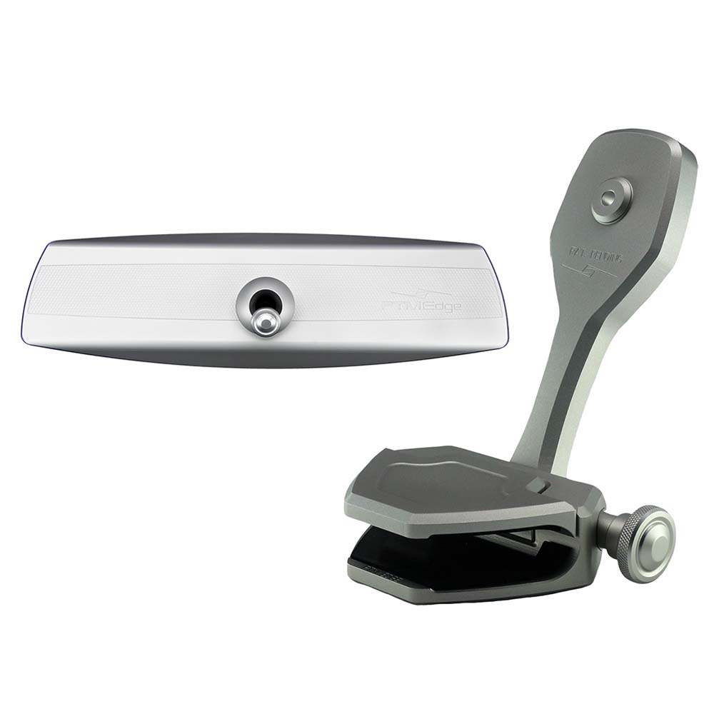 PTM Watersports Mirror/Bracket Kit w/VR-140 Elite Mirror &amp; ZXR-360 (Silver)
