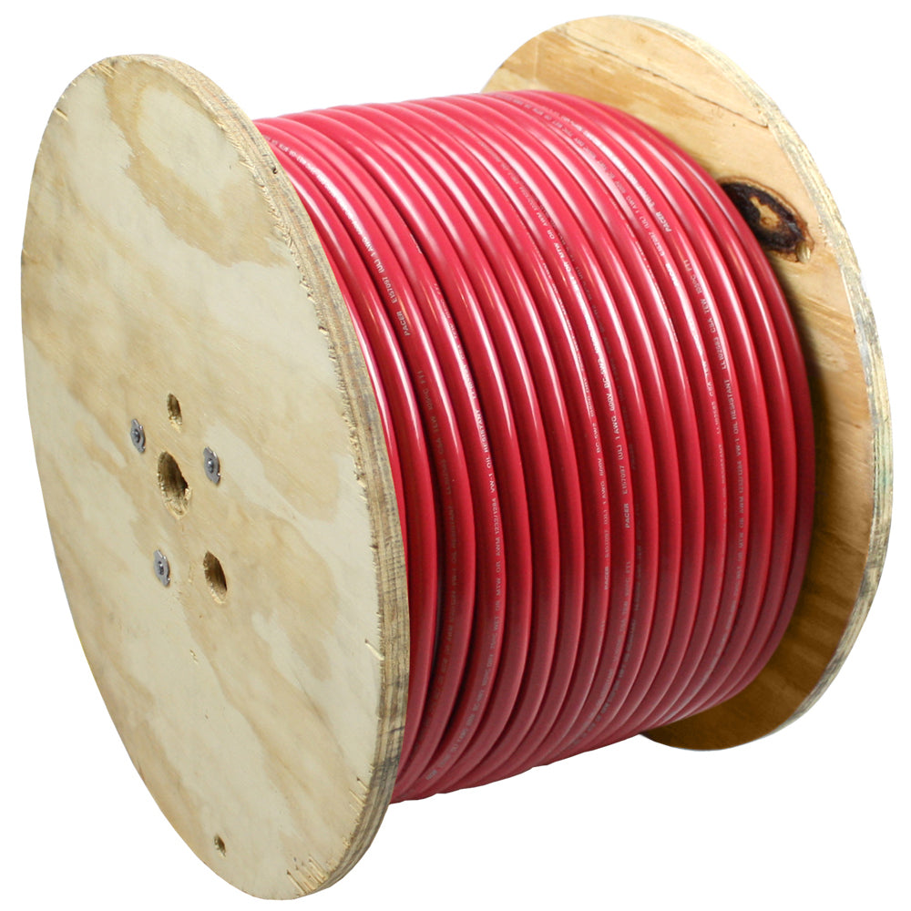 Pacer Red 2 AWG Battery Cable - 500&#39;