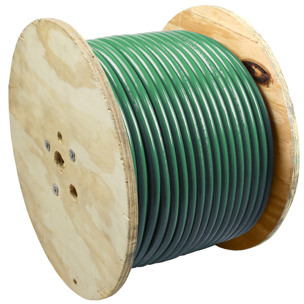 Pacer Green 2 AWG Battery Cable - 500&#39;