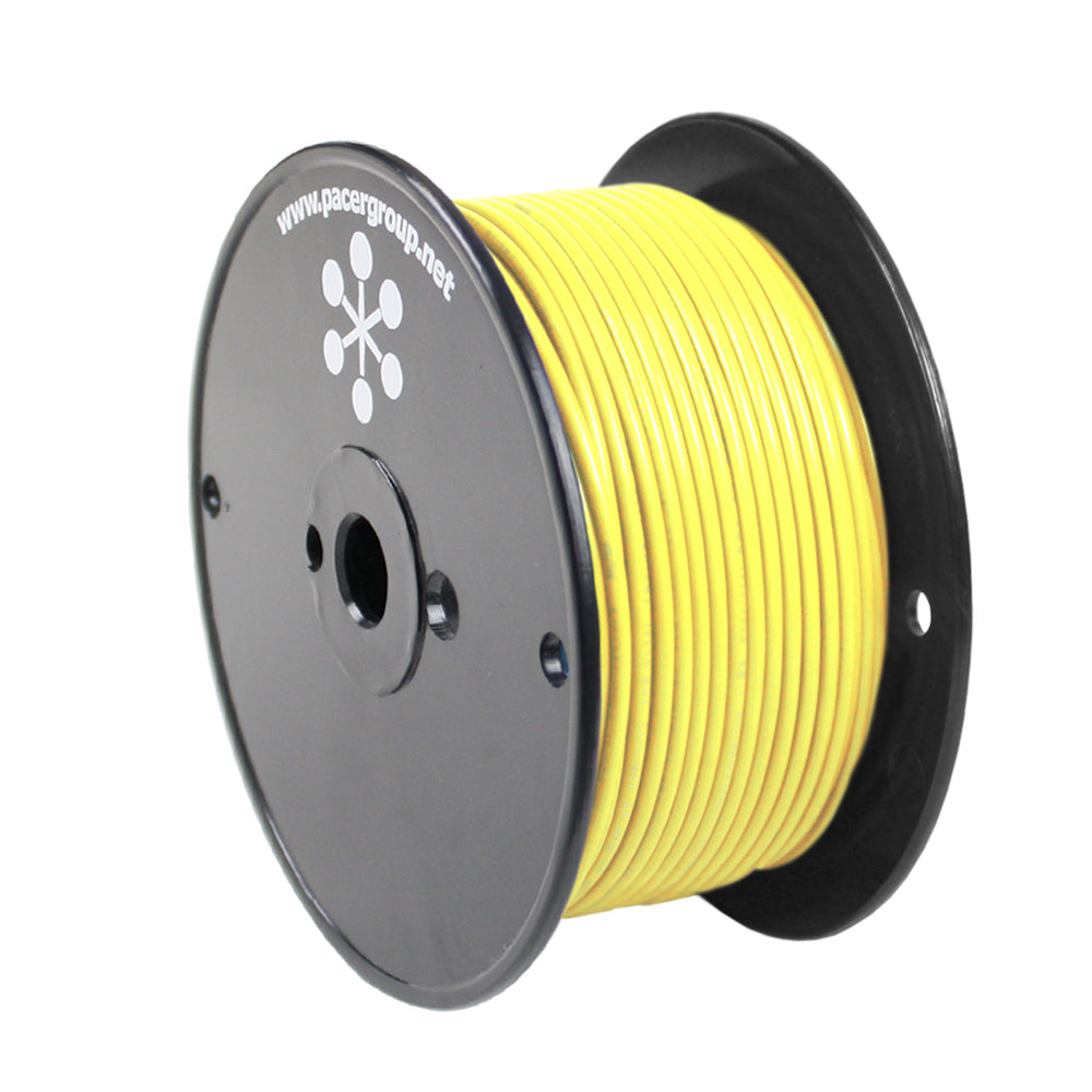 Pacer Yellow 14 AWG Primary Wire - 250&#39;