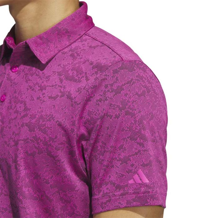 Adidas 23 Textured Jacquard Polo