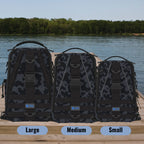 Reaction Tackle Fishing Tackle 2-in-1 Sling Bag/Backpack- 3 Sizes - Keep Casting Fishing & Outdoors