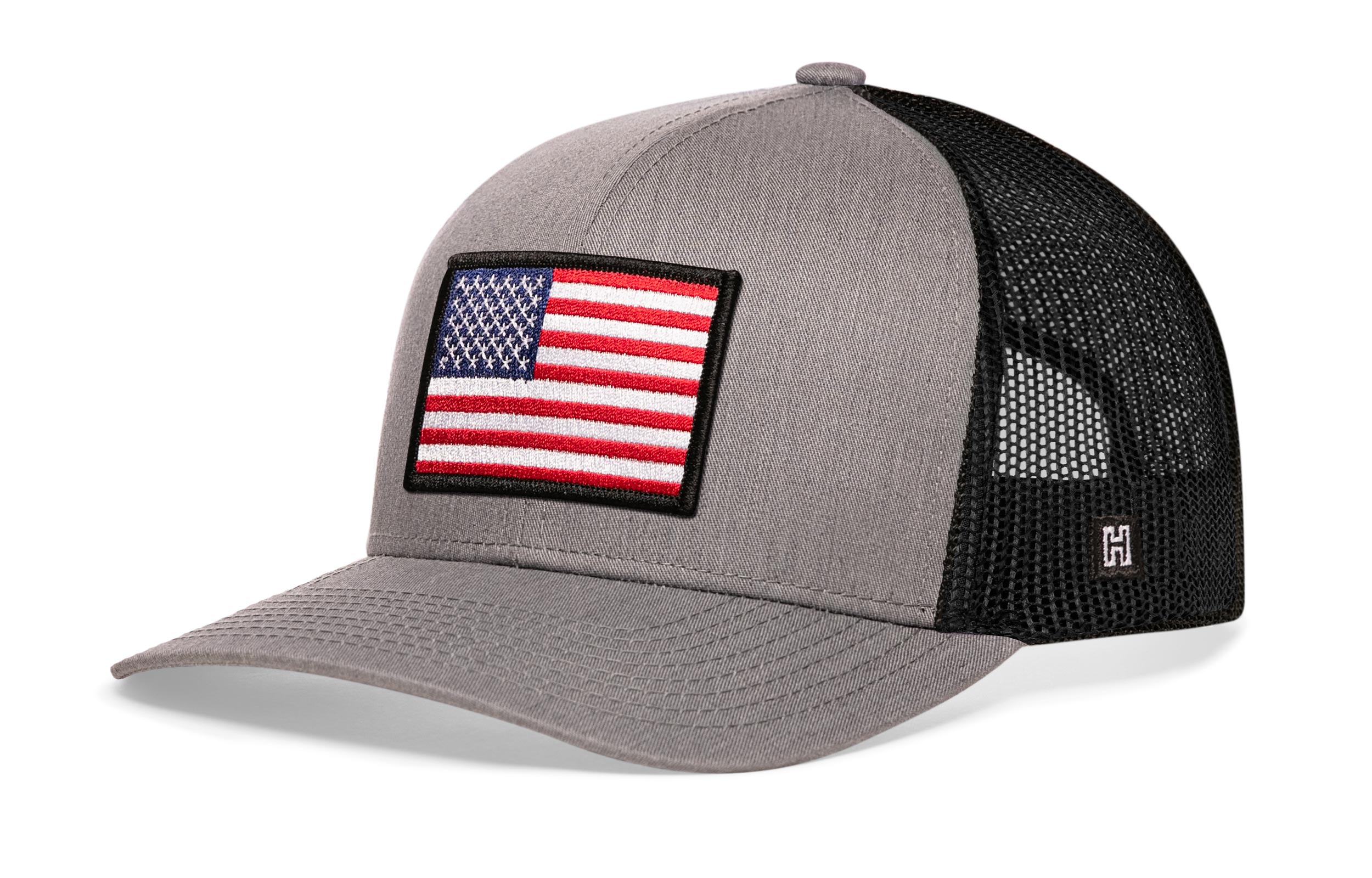 Haka Hat American Flag | Gray-Black