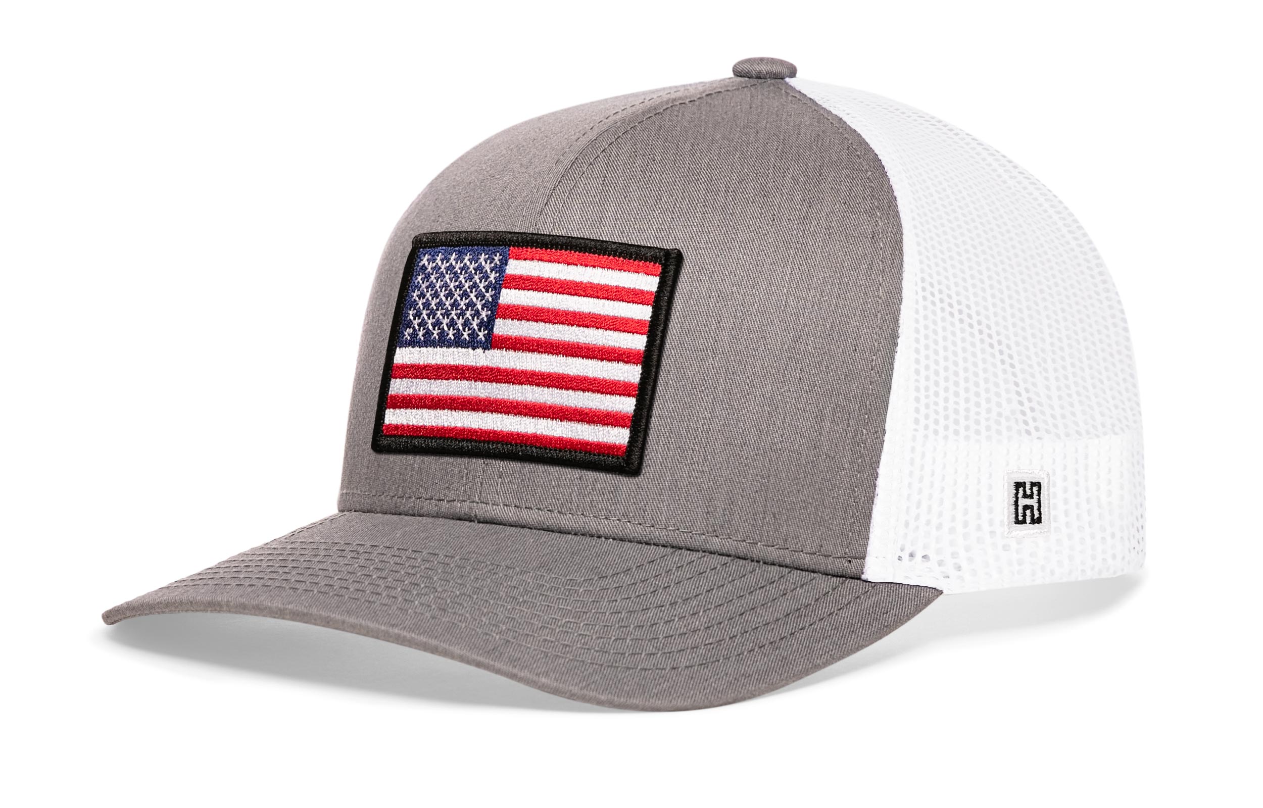 Haka Hat American Flag | Gray-White
