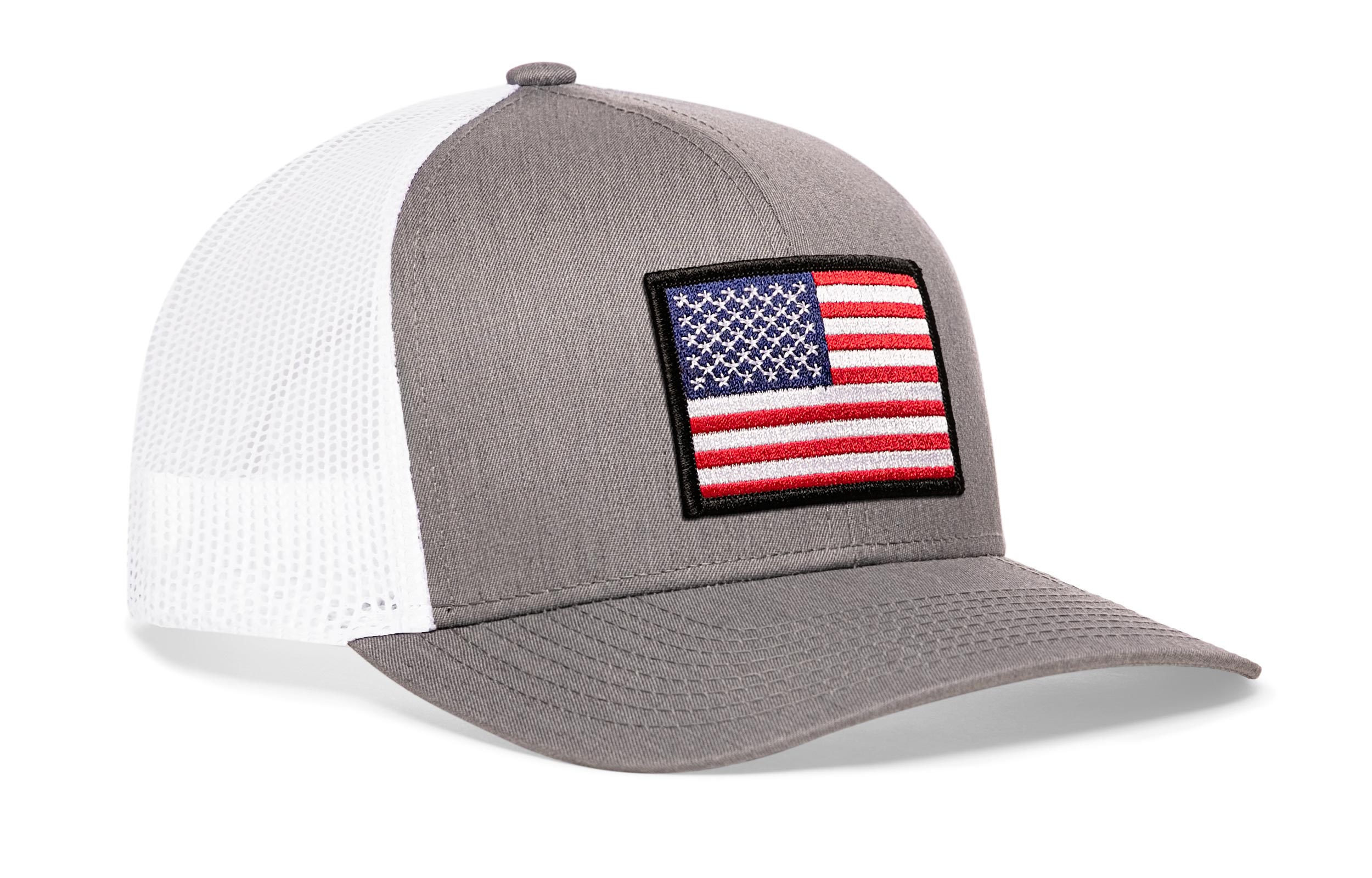 Haka Hat American Flag | Gray-White