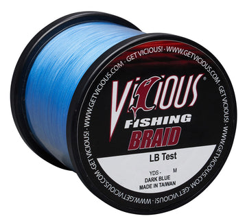 Vicious Standard Blue Braid - 120 Lb Test - Keep Casting Fishing & Outdoors