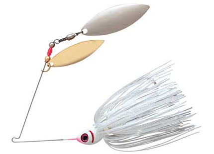 Booyah Blade 3/8oz Double Willow Satin Silver Glimmer