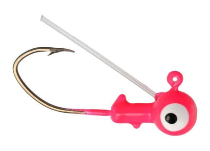 Eagle Claw Pro-V Weedless Ball Jig Head 1/16 6ct Pink