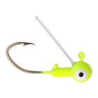 Eagle Claw Pro-V Weedless Ball Jig Head 1/32 6ct Chartreuse