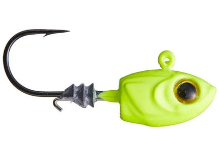 Z-MAN Micro Shad HeadZ 1/32oz Chartreuse 4pk