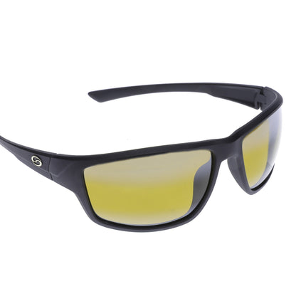Strike King Sunglass S11 Optics Eutaw Matte Black Bi-Gradient Yellow inSpotlightin Lens
