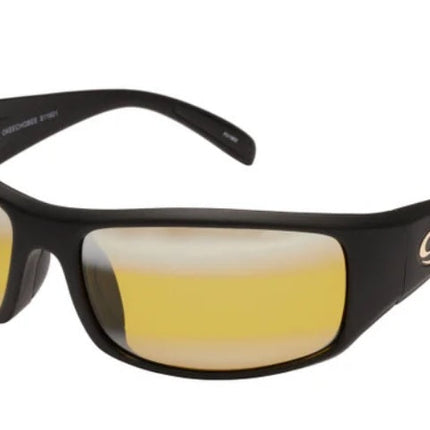 Strike King Sunglass S11 Optics Okeechobee Matte Black Bi-Gradient Yellow inSpotlightin Lens