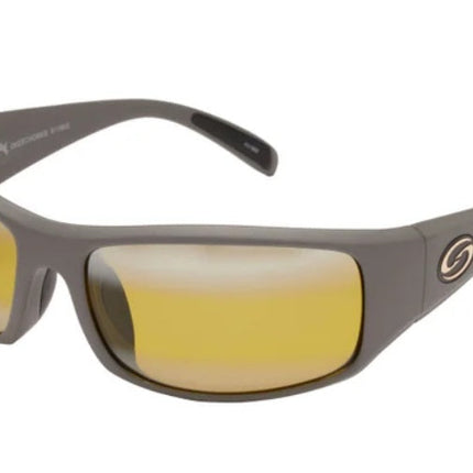 Strike King Sunglass S11 Optics Okeechobee Matte Grey Bi-Gradient Yellow inSpotlightin Lens