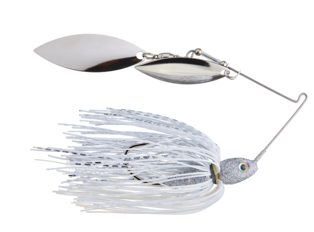 Strike King Tour Grade Spinnerbait 3/8 oz Willow/Willow / White/Silver