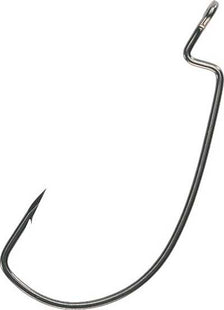 Eagle Claw Trokar Magworm Hook Black 6ct Size 3/0