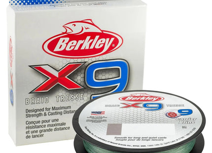 Berkley Superline x9 Braided  Low Vis Green 80lb  164yds