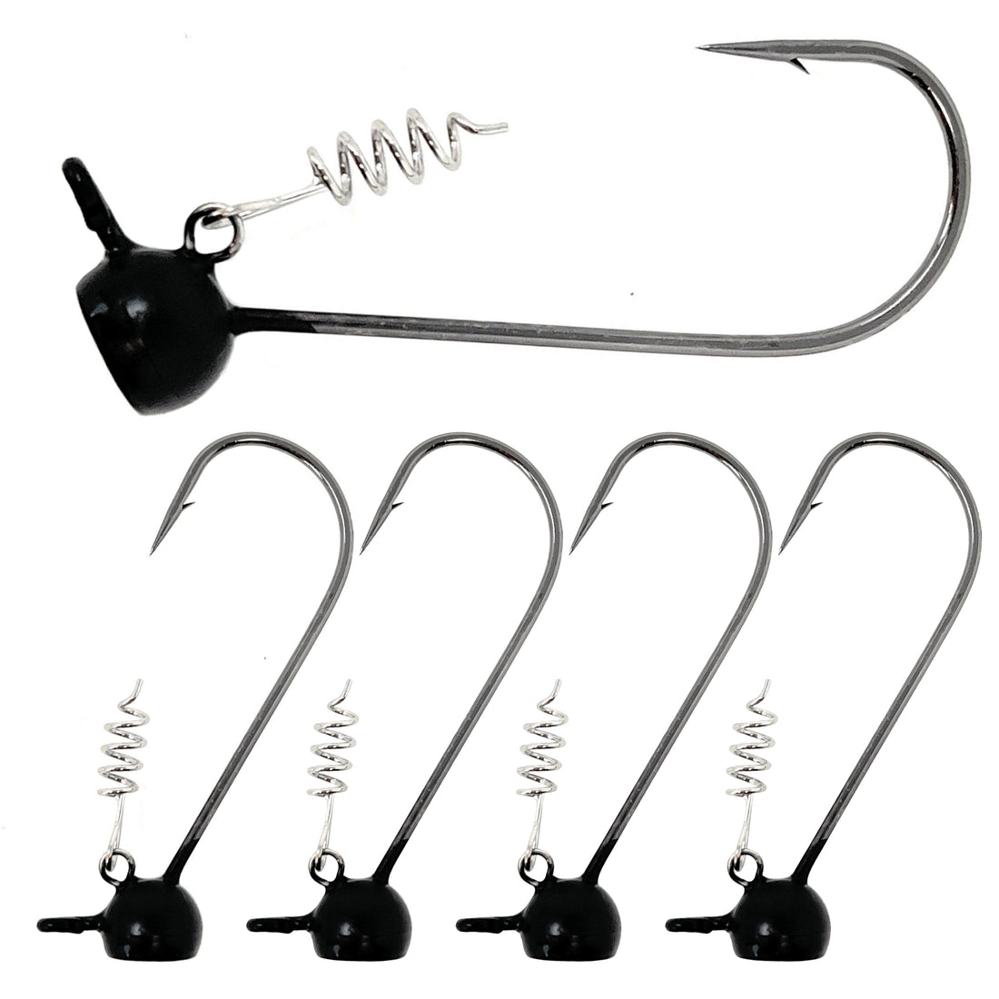 Reaction Tackle Tungsten Stand-Up Shaky Head Jigs (5 pack) - Keep Casting Fishing & Outdoors