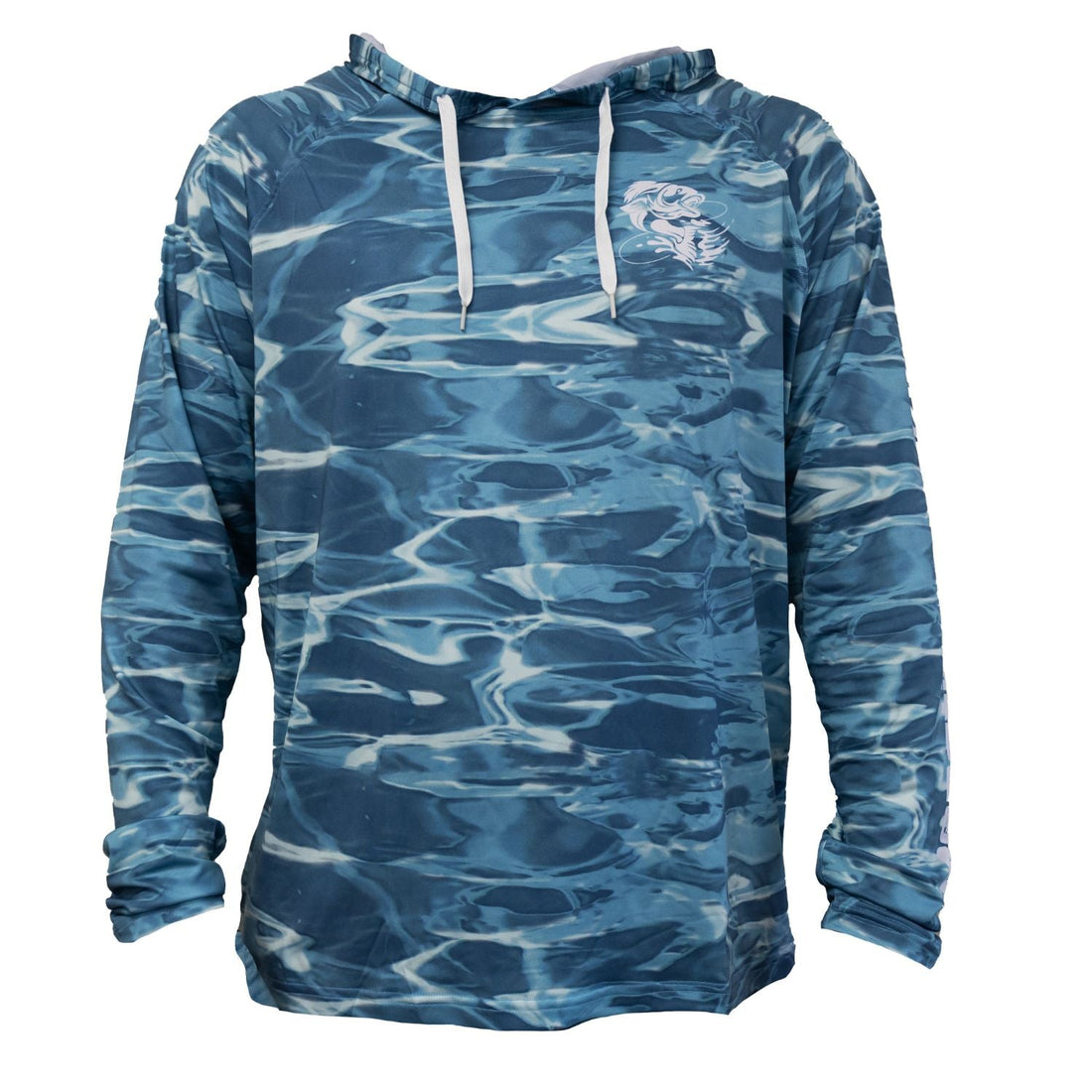 Reaction Tackle SPF UPF 50+ Long Sleeve Hooded Fishing Shirt - Keep Casting Fishing & Outdoors