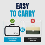 Reaction Tackle Clear Bait Binder and Tackle Storage - New - Keep Casting Fishing & Outdoors